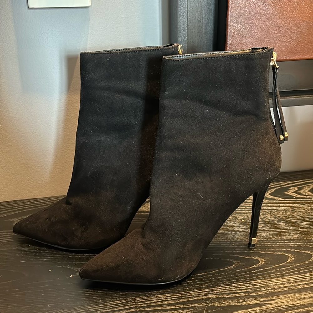 Topshop Suede Bootie